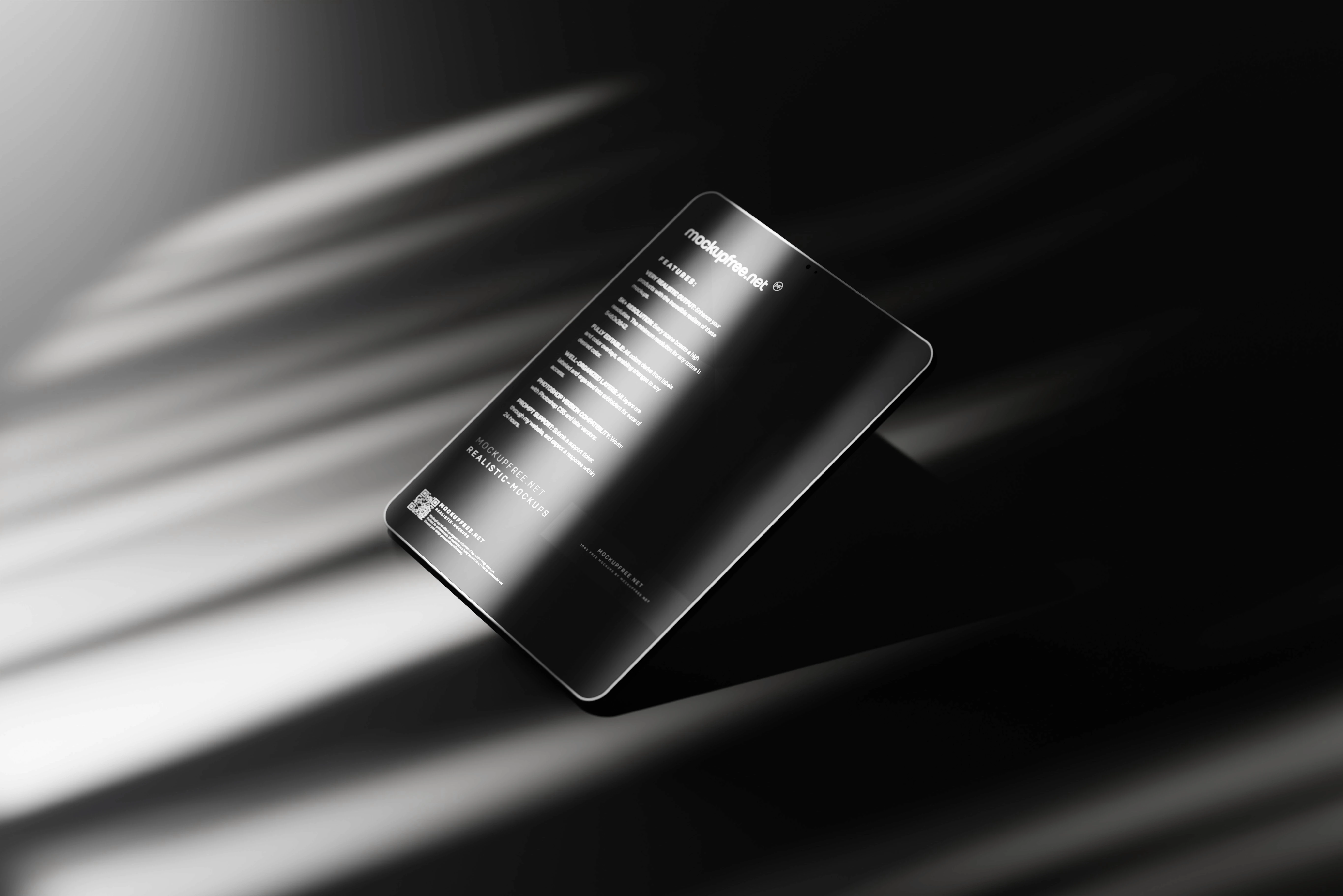 a black and white photo of a cell phone